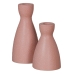 Candleholder Pink Ceramic 9,5 x 9,5 x 20 cm