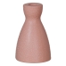 Candleholder Pink Ceramic 9,5 x 9,5 x 12 cm