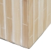 Κηροπήγιο Μπεζ Bamboo Ξύλο MDF 10,5 x 10,5 x 10,5 cm