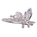 Figură Decorativă Argintiu Metal 13 x 2 x 9 cm