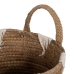 Multi-purpose basket White Natural Natural Fibre 21 x 21 x 15 cm (3 Pieces)