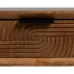 Mesa de Centro LAGOM Preto Natural Ferro Madeira da borracha 150 x 40 x 50 cm