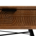 Table Basse LAGOM Noir Naturel Fer Bois d'hévéa 120 x 60 x 40 cm