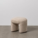 Pouf Beige Polyester 46 X 44 X 41 CM