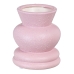 Vaso Cor de Rosa Cerâmica 10,5 x 10,5 x 13 cm