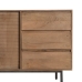 Anrichte natürlich Eisen Mango-Holz 180 x 40 x 91 cm