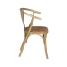 Dining Chair Brown 55 X 50 X 81 CM