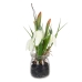 Dekorativ Plante Polyester Polyetylen Jern 7 x 7 x 20 cm