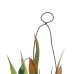 Decorative Plant Polyester Polyethylene Iron 7 x 7 x 20 cm