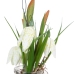 Decoratieve plant Polyester Polyethyleen Ijzer 7 x 7 x 20 cm