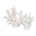 Figură Decorativă Alb Rășină Coral 34 X 13 X 27 CM