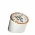 Wall Clock Cream PVC Iron 16 x 16 x 17 cm