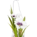 Decorative Plant Polyester Polyethylene Iron 7 x 7 x 18 cm