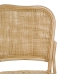 Sedia da Sala da Pranzo Naturale Rattan 51 X 62 X 89 CM