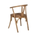 Dining Chair Brown 55 X 50 X 81 CM