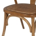 Dining Chair Brown 55 X 50 X 81 CM