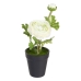 Decoratieve plant Polyester Polyethyleen Ijzer Bloem 9,5 x 9,5 x 29 cm