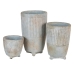 Cache-pot Gris Ciment 12,5 X 12,5 X 16 CM