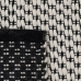 Carpet White Black 200 x 300 x 1 cm