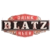 Placa de Parede BLATZ Multicolor 70 X 1 X 35 CM Metal