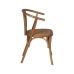 Dining Chair Brown 55 X 50 X 81 CM