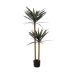 Decoratieve plant Rubber Polypropyleen Cassave 40 x 40 x 125 cm