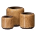 Vaso Marrone Ceramica 11,5 x 11,5 x 11,5 cm