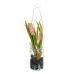 Decoratieve plant Polyester Polyethyleen Ijzer 7 x 7 x 18 cm