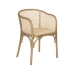 Dining Chair Natural Wood Rattan 56 X 58 X 77 CM