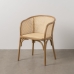 Dining Chair Natural Wood Rattan 56 X 58 X 77 CM