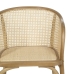 Sedia da Sala da Pranzo Naturale Legno Rattan 56 X 58 X 77 CM