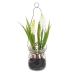 Decoratieve plant Polyester Polyethyleen Ijzer 5,5 X 5,5 X 21 CM