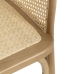 Sedia da Sala da Pranzo Naturale Legno Rattan 56 X 58 X 77 CM