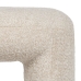 Hocker Beige Polyester Kiefernholz 110 x 45 x 40 cm