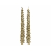 Candles Lifetime Golden Pinewood Ø 3,5 x 26,5 cm (2 Units)