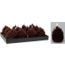 LED Candle Lifetime Brown Pine cone 13 cm Flame effect