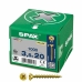 Box of screws SPAX Yellox Z2 Flat head 3,5 x 20 mm 1000 Unidades