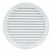 Grille de ventilation EDM 87721 Blanc Ø 15 cm