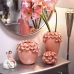 Vase Alexandra House Living Pink Keramik 25 x 24 x 25 cm