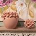 Vaso Alexandra House Living Rosa Ceramica 25 x 24 x 25 cm