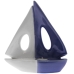 Decoratieve figuren Alexandra House Living Wit Keramisch Boot 22 x 23 x 8 cm Kaarshouder