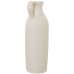 Vase Alexandra House Living Beige aus Keramik 15 x 42 x 15 cm