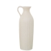 Vase Alexandra House Living Creme aus Keramik 14 x 36 x 14 cm