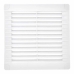 Grille de ventilation EDM 87702 Blanc 15 x 15 cm