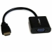 Adaptador HDMI a VGA Startech HD2VGAE2 Negro