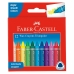 Χρωματιστά κεριά Faber-Castell 120010 (Ανακαινισμenα D)