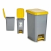 Recycling Waste Bin Yellow Grey (26,5 x 47 x 36,5 cm) (Refurbished A)