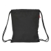 Backpack with Strings Safta Black 35 x 40 x 1 cm