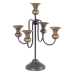 Candelabro 27,5 x 27,5 x 44,5 cm Nero Dorato Metallo