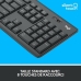 Kлаиатура с безжична мишка Logitech MK295 Черен QWERTY френски AZERTY